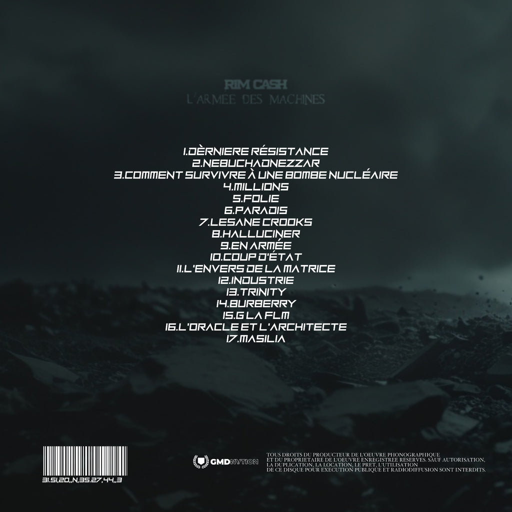 CD " L'ARMÉE DES MACHINES " VERSION STANDARD